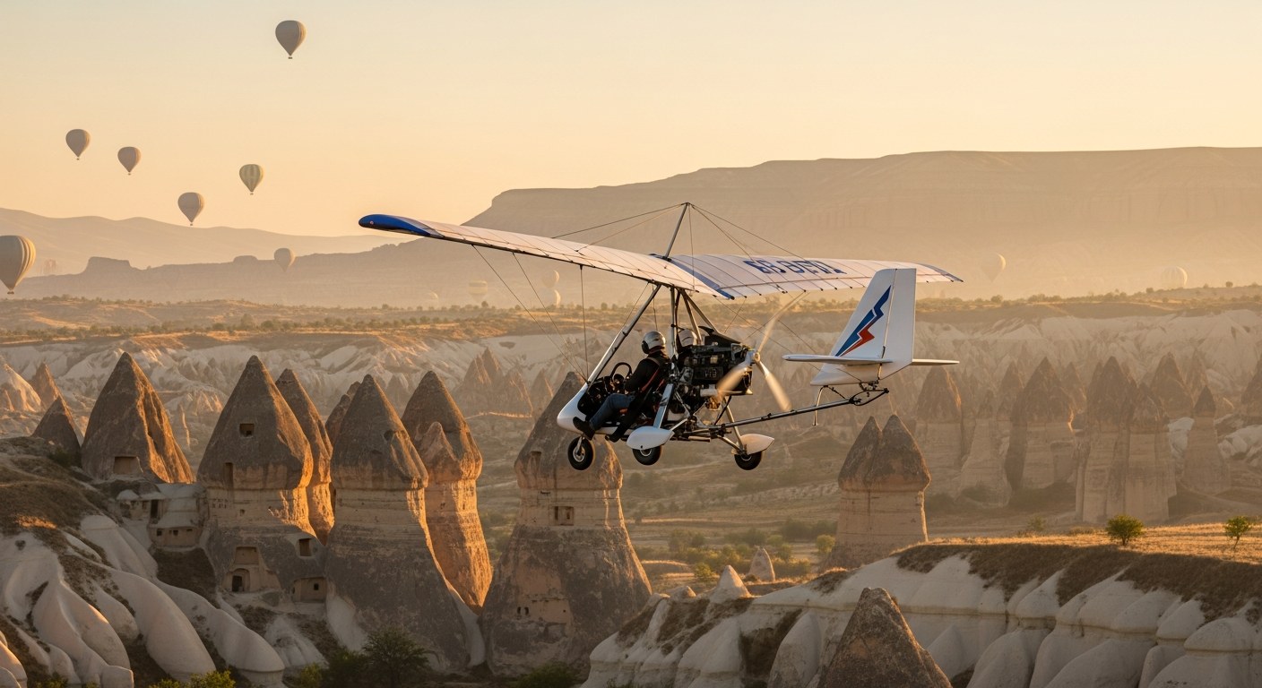 Microlight Standart Uçuş — Kapadokya